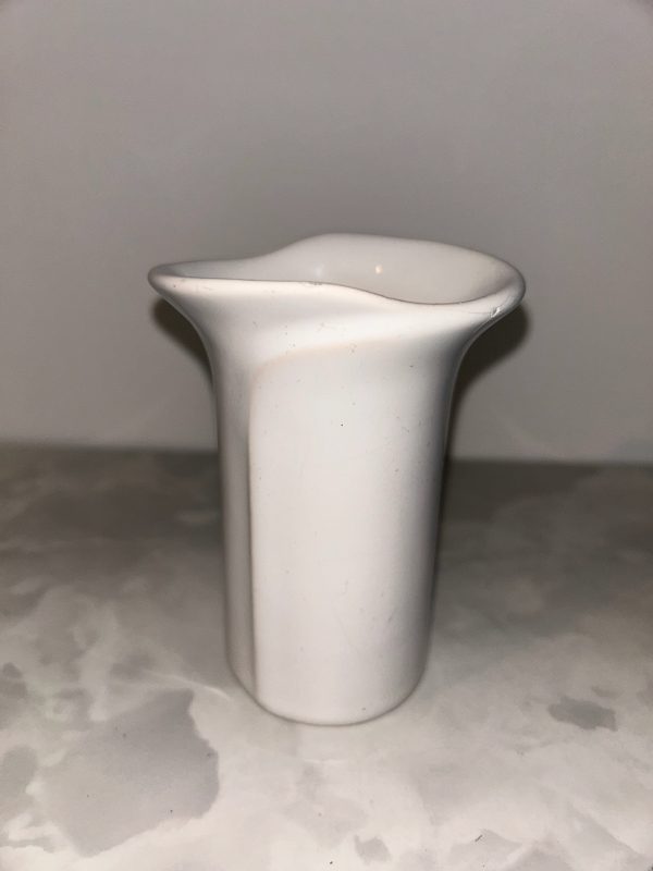 Vintage Arzberg White Porcelain "Corso Cnospa" Vase by Werner Bünck (1979)